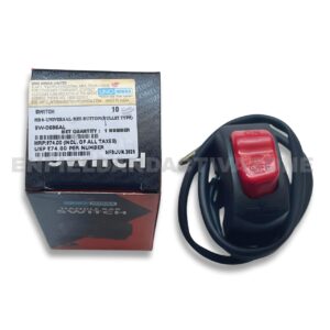 Uno Minda Universal Handlebar On/Off Switch (Red Button) – Bullet Type – Part No. SW-0686AL