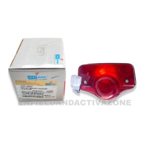 Uno Minda Tail Light Assembly with Coupler (TL-6107CM) – For Royal Enfield Bullet Standard 350 UCE (Red Lens)