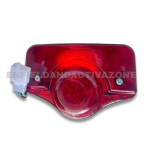 Uno Minda Tail Light Assembly with Coupler (TL-6107CM) – For Royal Enfield Bullet Standard 350 UCE (Red Lens)