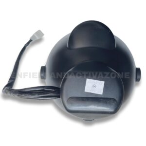 Uno Minda Rinder Headlamp Assembly with Bulb (RE-144-HLA-WB) – For Royal Enfield Thunderbird 350X & 500X (Hard Coated Lens)