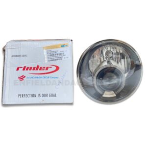 Uno Minda Rinder Headlamp Assembly with Bulb (RE-144-HLA-WB) – For Royal Enfield Thunderbird 350X & 500X (Hard Coated Lens)