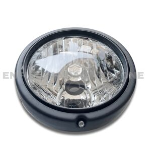 Uno Minda Rinder Headlamp Unit – Matte Black (RE-146-HLU-B) – For Royal Enfield Classic 350 Reborn (J-Series BS6)