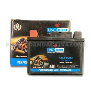 Uno Minda 12MUXA-4L Ultimo VRLA Battery (12V 4Ah) – For Honda Activa, Hero Splendor, Passion Pro & HF Deluxe