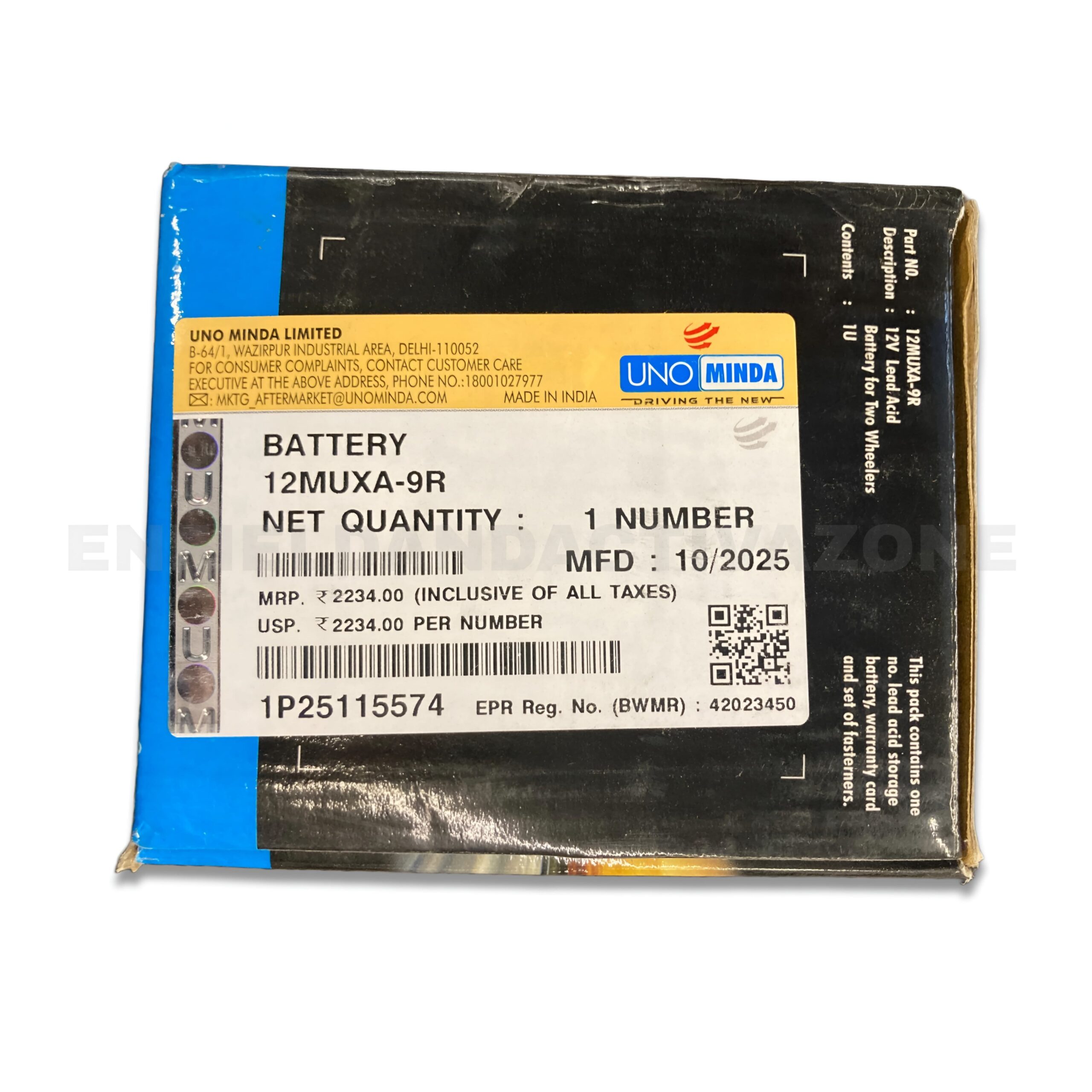 Uno Minda 12MUXA-9R Ultimo VRLA Battery (12V 9Ah) – For Royal Enfield, KTM & Bajaj Pulsar Series - Image 5