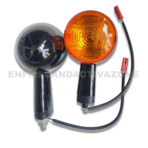 Swiss Blinker Indicator Assembly – Shine Black (DEUS-1038I) – For Royal Enfield Meteor 350, Hunter 350 & Classic Reborn (Per Piece)