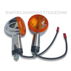 Swiss (Deutsche) Chrome Indicator Assembly (DEUS-1038PU) – 1pc – For Royal Enfield Classic 350 Reborn & New Bullet 350 (J-Series)