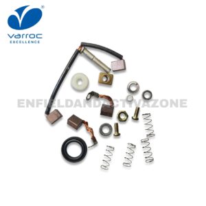 Varroc Genuine Starter Carbon Brush Kit (EE42) – For Royal Enfield Classic 350, Electra & Standard (Post-2013 UCE Models)