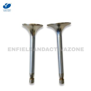 Varroc Engine Valve Set (RE-19) – 1 Inlet & 1 Exhaust – For Royal Enfield Bullet 350 Standard & Deluxe (Cast Iron Engine)