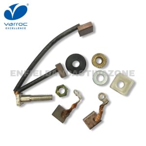 Varroc Genuine Starter Carbon Brush Kit (STMS-ENFD-RE-02) – For Royal Enfield Classic 350, Bullet 350 & Electra UCE (Pre-Aug 2013 Models)