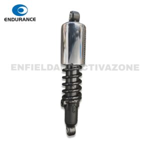 Endurance Genuine Hydraulic Rear Shock Absorber (S135101207) – Chrome Finish – For Royal Enfield Bullet 350 Standard, Electra & Old Models