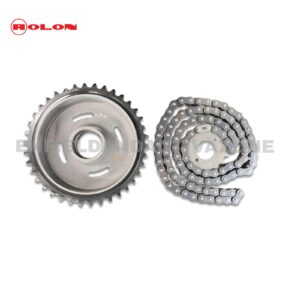 Rolon Genuine Chain Sprocket Kit (BSOR CL09) – Solid Bush O-Ring Chain – For Royal Enfield Classic 350 UCE (Single Disc/Drum Variants)