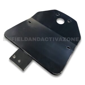 Royal Enfield Genuine Number Plate Bracket Assembly (RAQ01306/A) – Glossy Black – For New Bullet 350 (J-Series/Battalion)