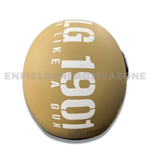 Royal Enfield Genuine Jet MLG 1901 Open Face Helmet (RRGHEP000388) – Matt Desert Storm – ISI & DOT Certified