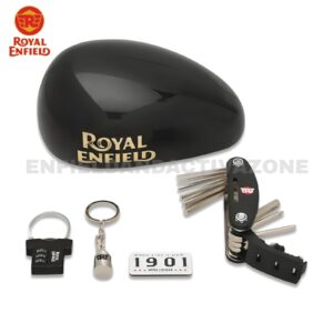 Royal Enfield Genuine Premium 1901 Welcome Kit (RLCWKA250005) – Black – Tank-Shaped Collectible Box
