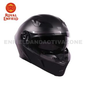 Royal Enfield Genuine Stealth Modular Helmet (RRGHEA240913) – Matte Black – Dual Visor – ISI & DOT Certified