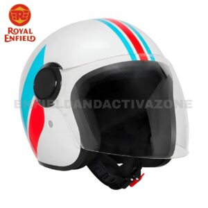 Royal Enfield Genuine Copter Camo Open-Face Helmet (RRGHEA250214) – Gloss White – ISI & DOT Certified