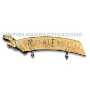 Heavy Brass Jaguar Mudguard Plate Universal for Royal Enfield Classic, Bullet & Standard Models