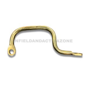 Premium Heavy-Duty Polished Brass Side Handle Hook Grab Rail for Royal Enfield Bullet & Classic Motorcycles