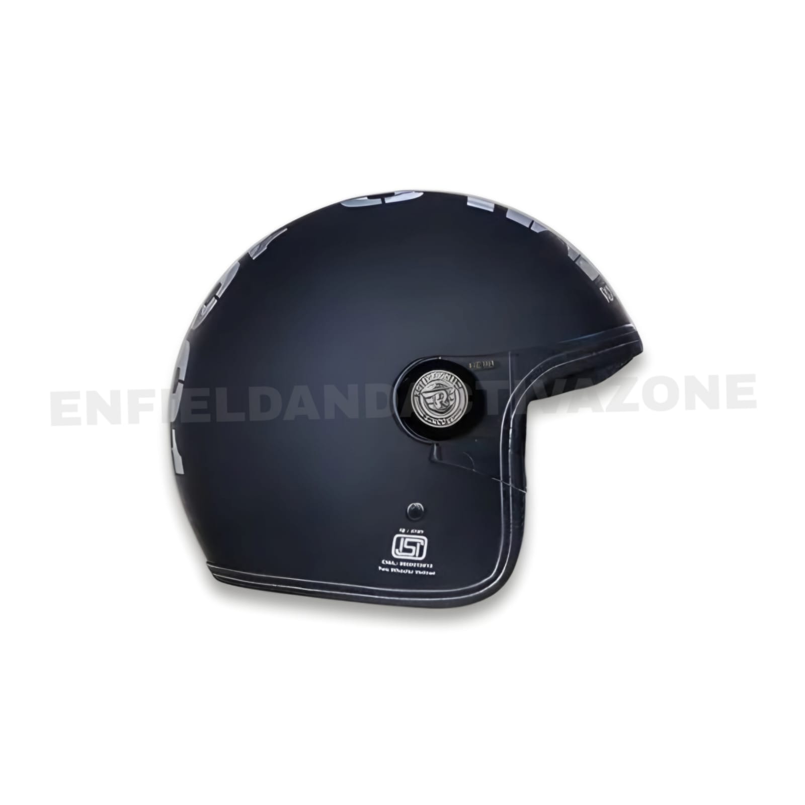 Royal Enfield Genuine Chopper MLG Camo Open-Face Helmet (RRGHEN000087) – Matt Black Edition - Image 5