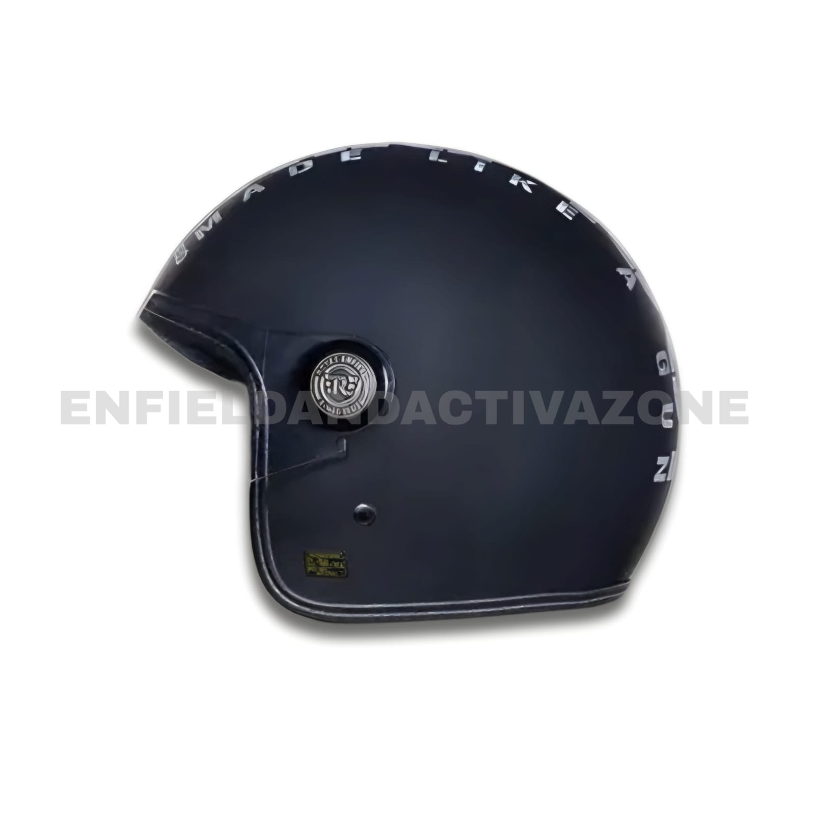 Royal Enfield Genuine Chopper MLG Camo Open-Face Helmet (RRGHEN000087) – Matt Black Edition - Image 4