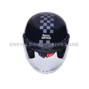 Royal Enfield Bear 650 Edition Bobber Helmet – Glossy Black – ISI Certified Open Face Riding Gear