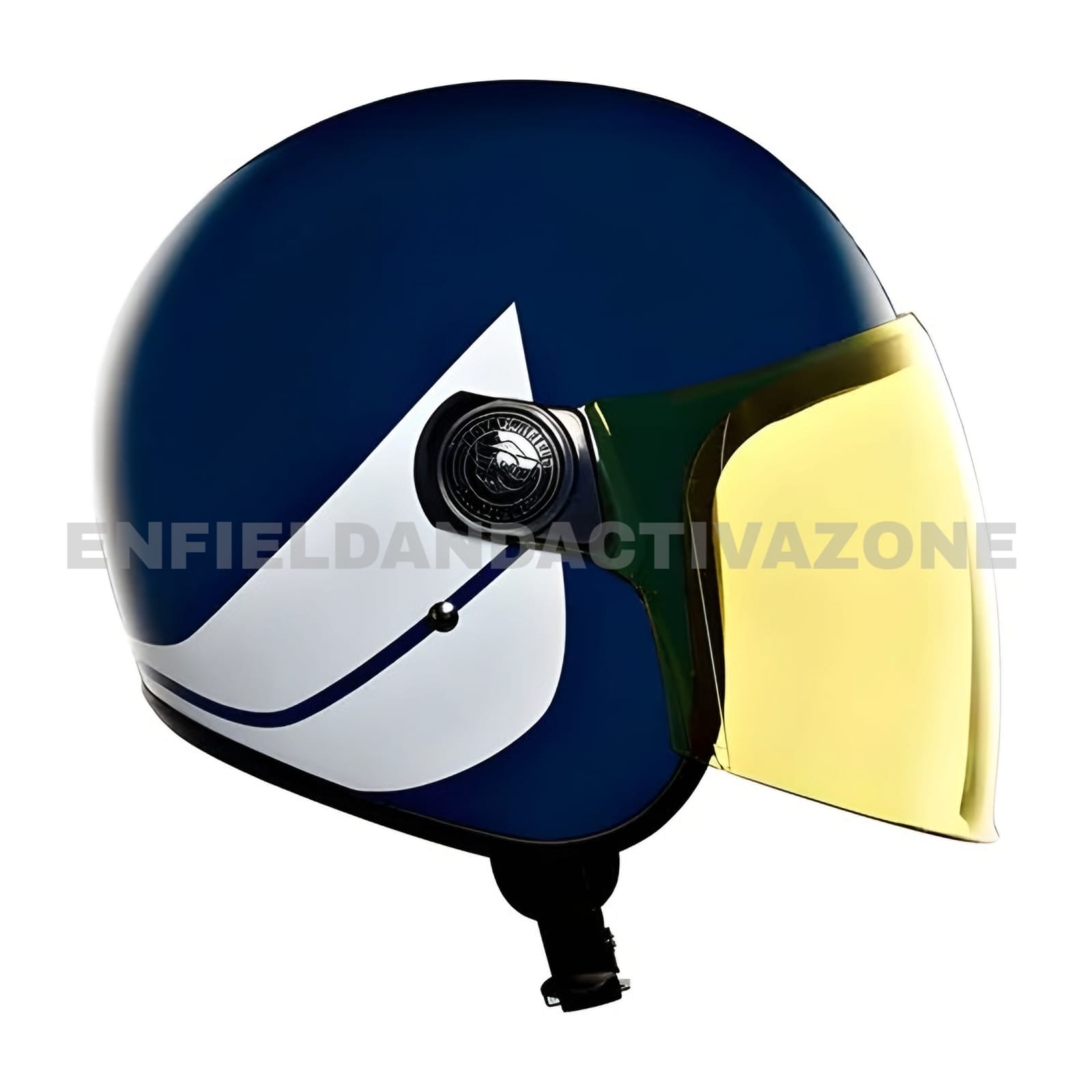 Royal Enfield Hunter Copter Open Face Helmet – Lagoon Blue – ISI Certified Lightweight Urban Riding Gear - Image 3