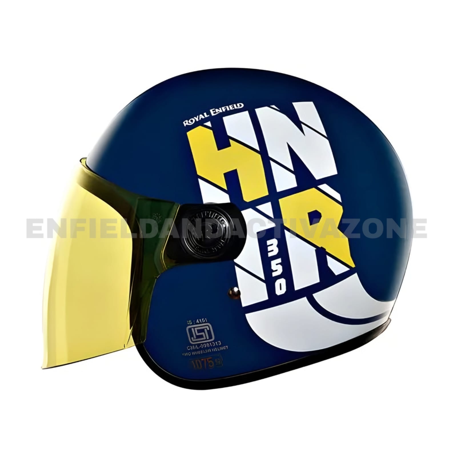 Royal Enfield Hunter Copter Open Face Helmet – Lagoon Blue – ISI Certified Lightweight Urban Riding Gear - Image 2