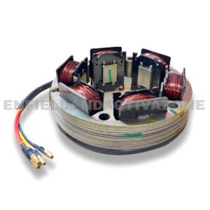 Swiss Stator Coil Plate Assembly DEUS-1415 (4-Wire, 12V) for Royal Enfield Bullet Citi Bike, Machismo & Old Models