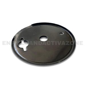 EAZ Heavy-Duty Rear Brake Drum Plate – Gloss Black Finish for Royal Enfield Classic 350, Bullet 350 & Electra UCE (BS3/Non-ABS)
