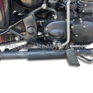 EAZ Exhaust Bend Pipe Heat Shield Cover – Matte Black Finish for Royal Enfield Classic 350, Bullet 350 & Standard UCE Models