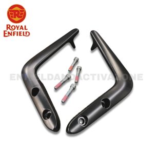 Genuine Royal Enfield Passenger Backrest Mounts – Black Finish for Classic 350 Reborn (Next Gen) (Part No. KXA00063)