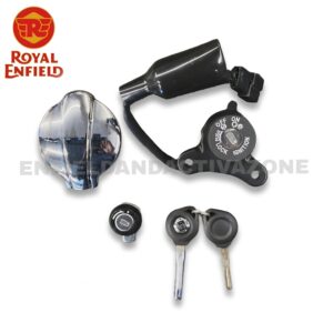 Genuine Royal Enfield Common Key Set – Full Lock Kit for Interceptor 650 & Continental GT 650 (Part No. 148289/L)