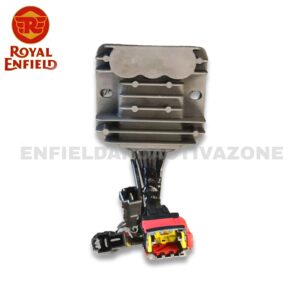 Genuine Royal Enfield Three-Phase Series Regulator Rectifier (RR Unit) – Original Equipment (OE) Part for Himalayan 411 & Scram 411 (Part No. RAC00467/A)