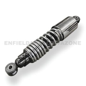 Genuine Royal Enfield Rear Shock Absorber – Premium Chrome OE Suspension for Classic 350 Reborn & New Bullet 350 (Part No. RAR00108/B)