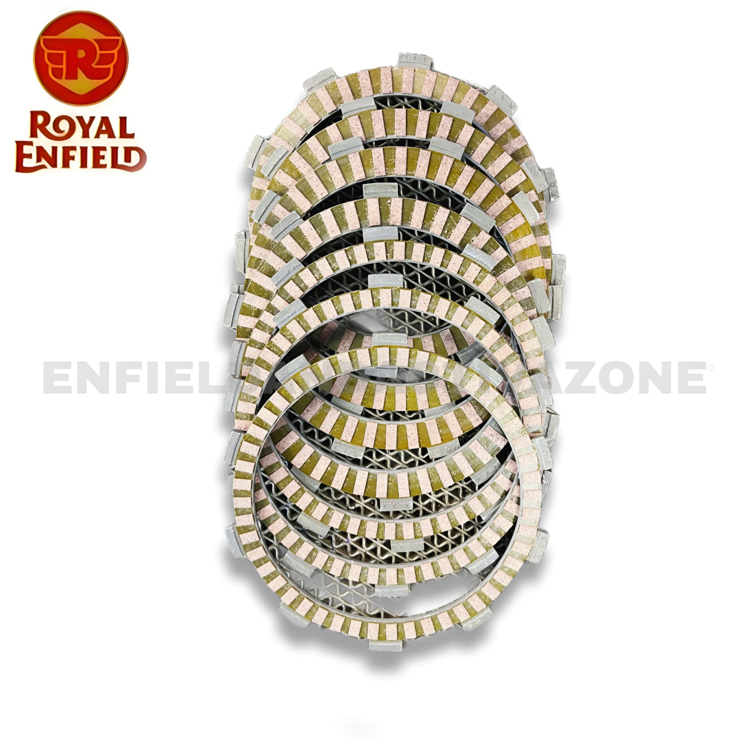 Genuine Royal Enfield Clutch Friction Disc Kit – Original Equipment (OE) Part for Interceptor, Continental GT, Super Meteor, Shotgun & Bear 650 (Part No. 575632/B)