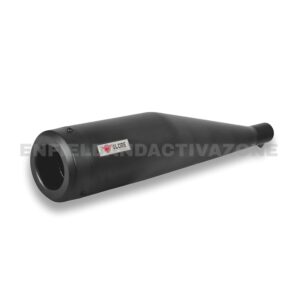 Globe Cobra Performance Exhaust – High-Flow Silencer for Royal Enfield Hunter 350 (Matte Black)