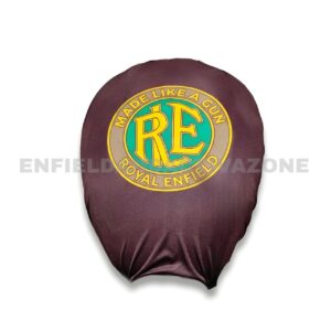 Premium Padded Fuel Tank Cover with Detachable Utility Pouch – Scratch Protection for Royal Enfield Classic, Bullet, Meteor & Hunter 350