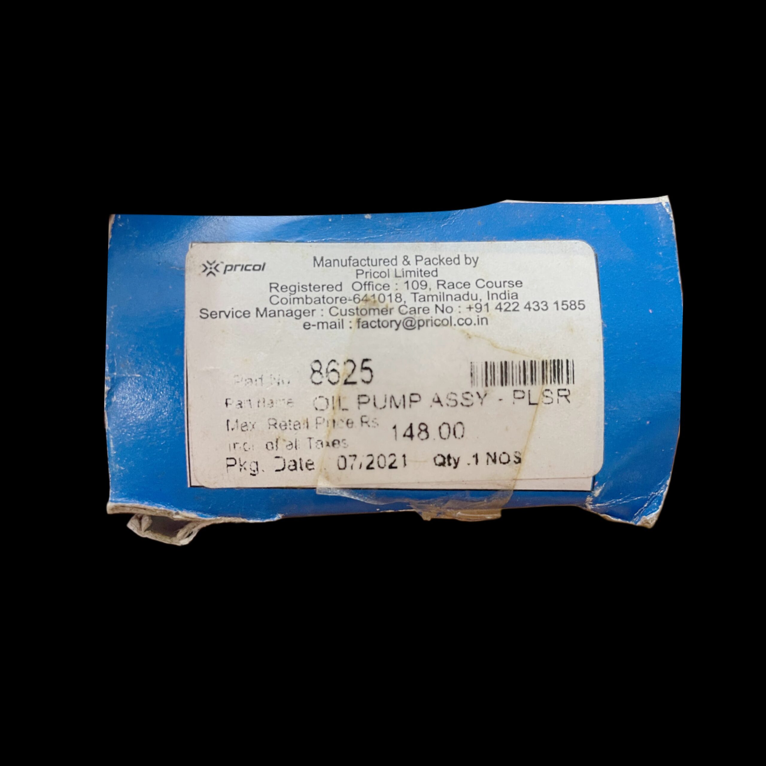 Pricol Genuine Oil Pump Assembly – Original Equipment (OE) Spare for Hero Pleasure & Maestro (Part No. 8625) - Image 5