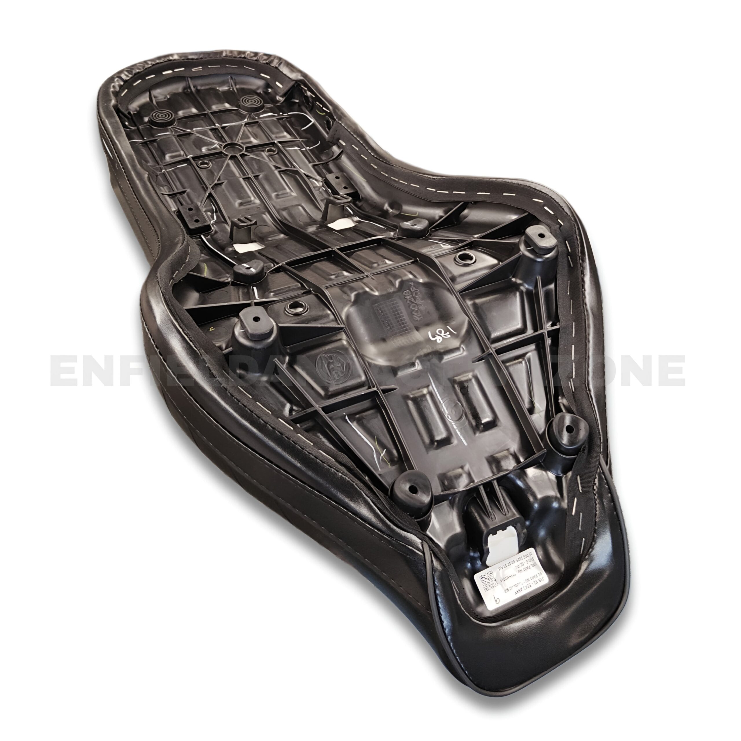 Genuine Royal Enfield Battalion Black Seat – Original Equipment (OE) Single-Piece Bench Seat for New Bullet 350 (Part No. RAU00765/B) - Image 5