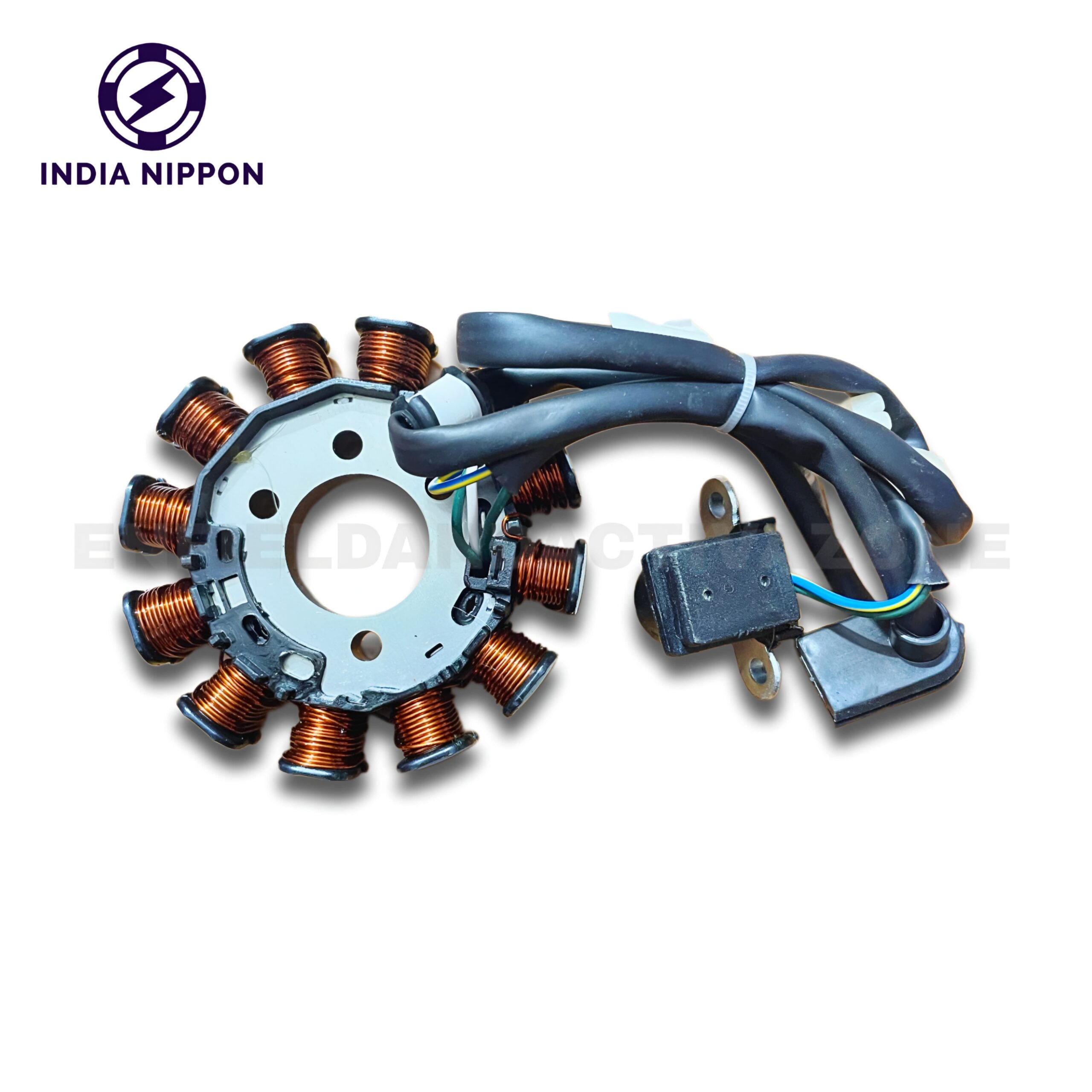 India Nippon Genuine Stator Coil Plate – Original Equipment (OE) Magneto Assembly for Honda Activa 3G, 4G & 5G (Part No. 51208)