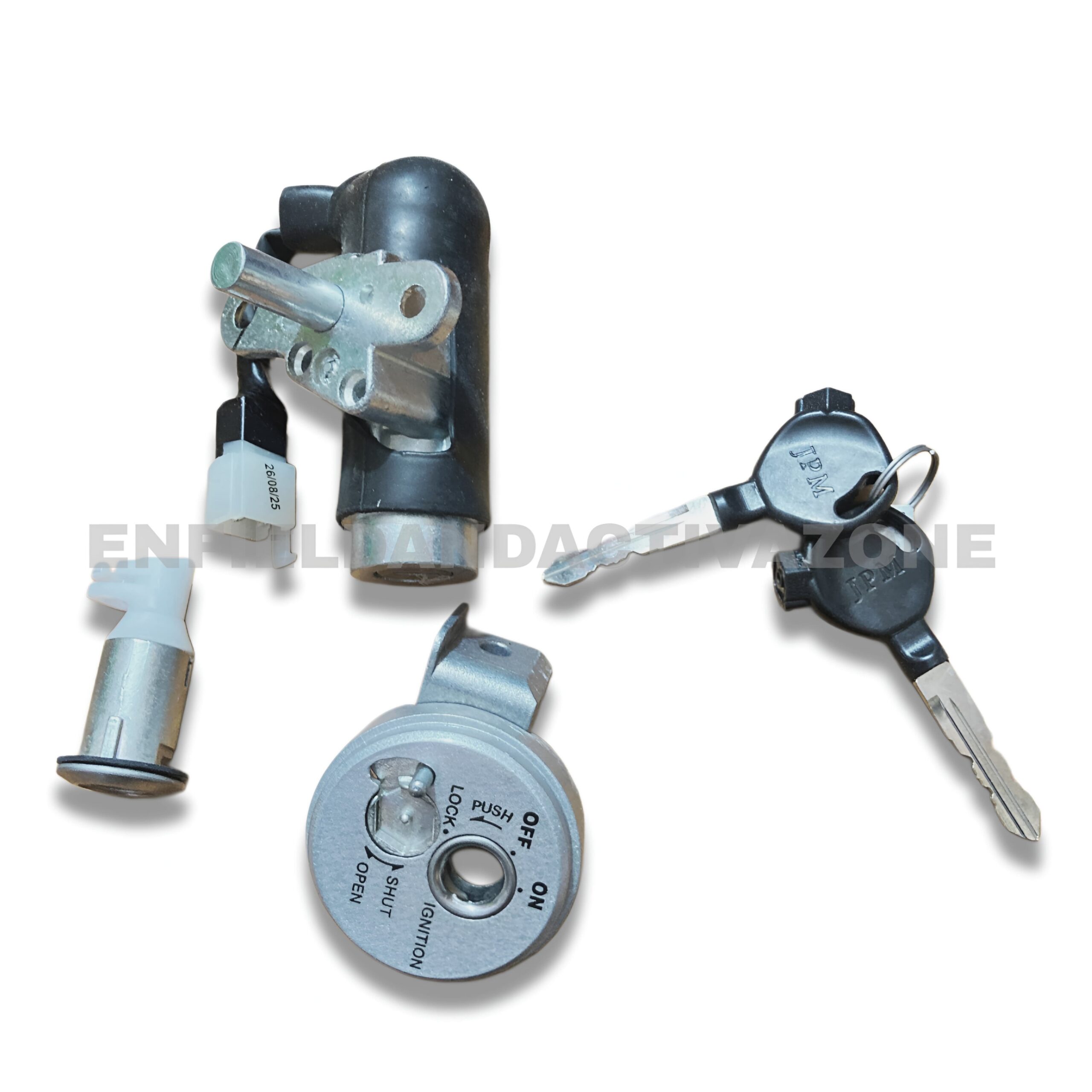JPM Genuine Lock Set T4 – Original Equipment (OE) Ignition & Seat Lock Assembly for Activa 4G (Part No. JHA004) - Image 4