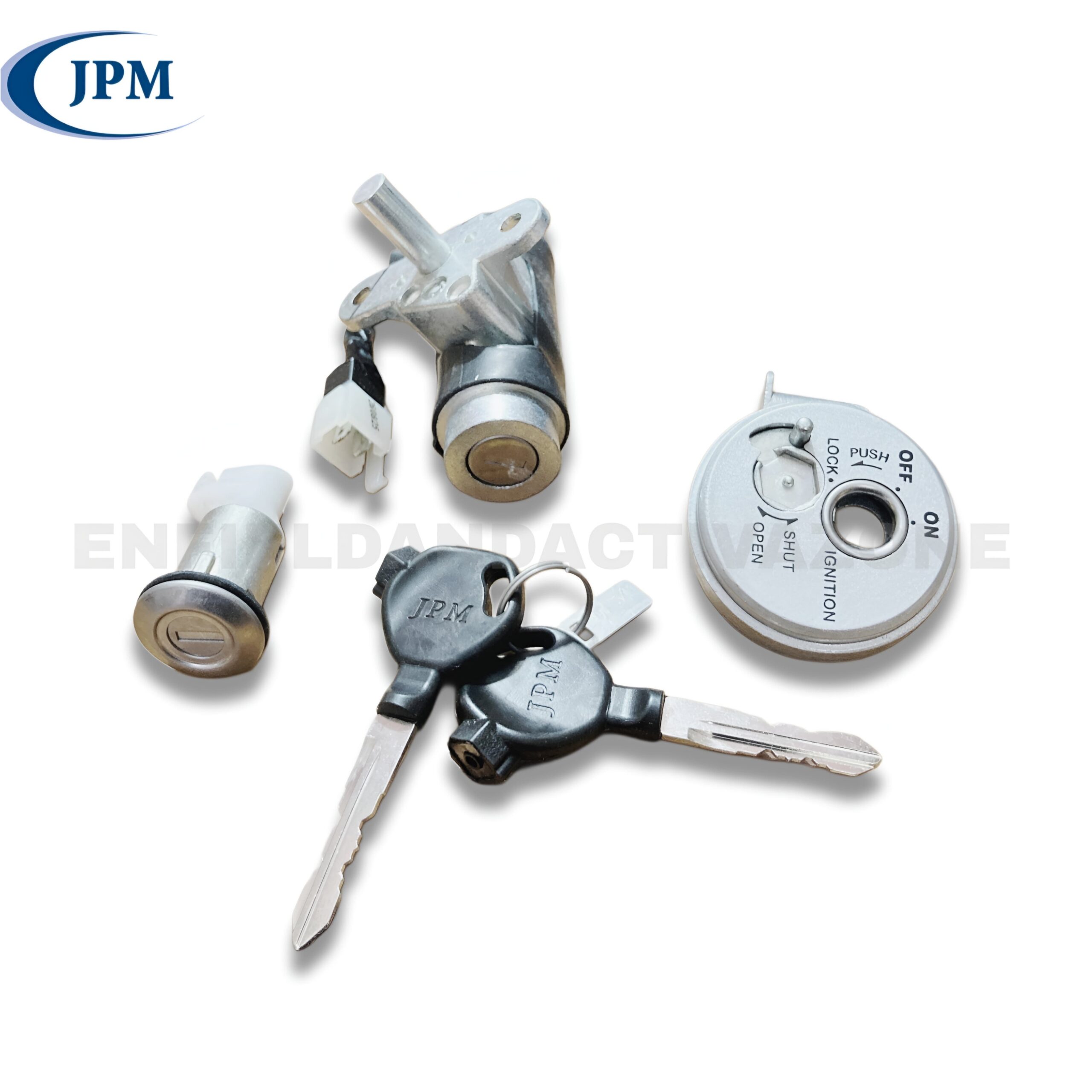 JPM Genuine Lock Set T4 – Original Equipment (OE) Ignition & Seat Lock Assembly for Activa 4G (Part No. JHA004)