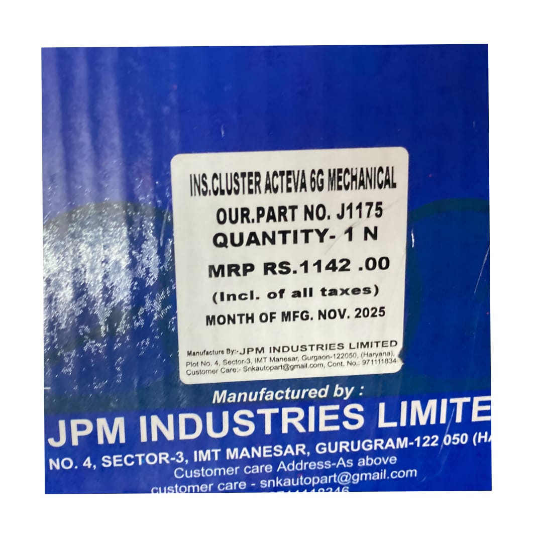 JPM Genuine Instrument Cluster Speedometer – Original Equipment (OE) Speedo Assembly for Honda Activa 6G BS6 (Part No. J1175) - Image 6