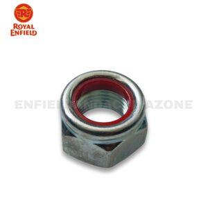 Royal Enfield Genuine Hex Nut with Nylock Insert – M16x1.5 Self-Locking Nut for Clutch & Front Wheel (Part No. 593038/E)