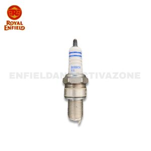 Royal Enfield Genuine Spark Plug (BOSCH WQR8DC) – Original Ignition Component for UCE Engines (Part No. 572327/B)