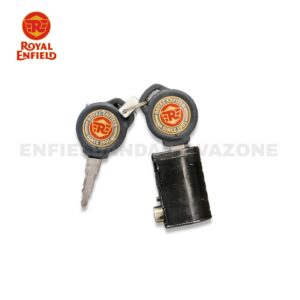 Royal Enfield Genuine Steering Lock Assembly with Key – Original Security Handle Lock for Classic & Bullet (Part No. 597129)