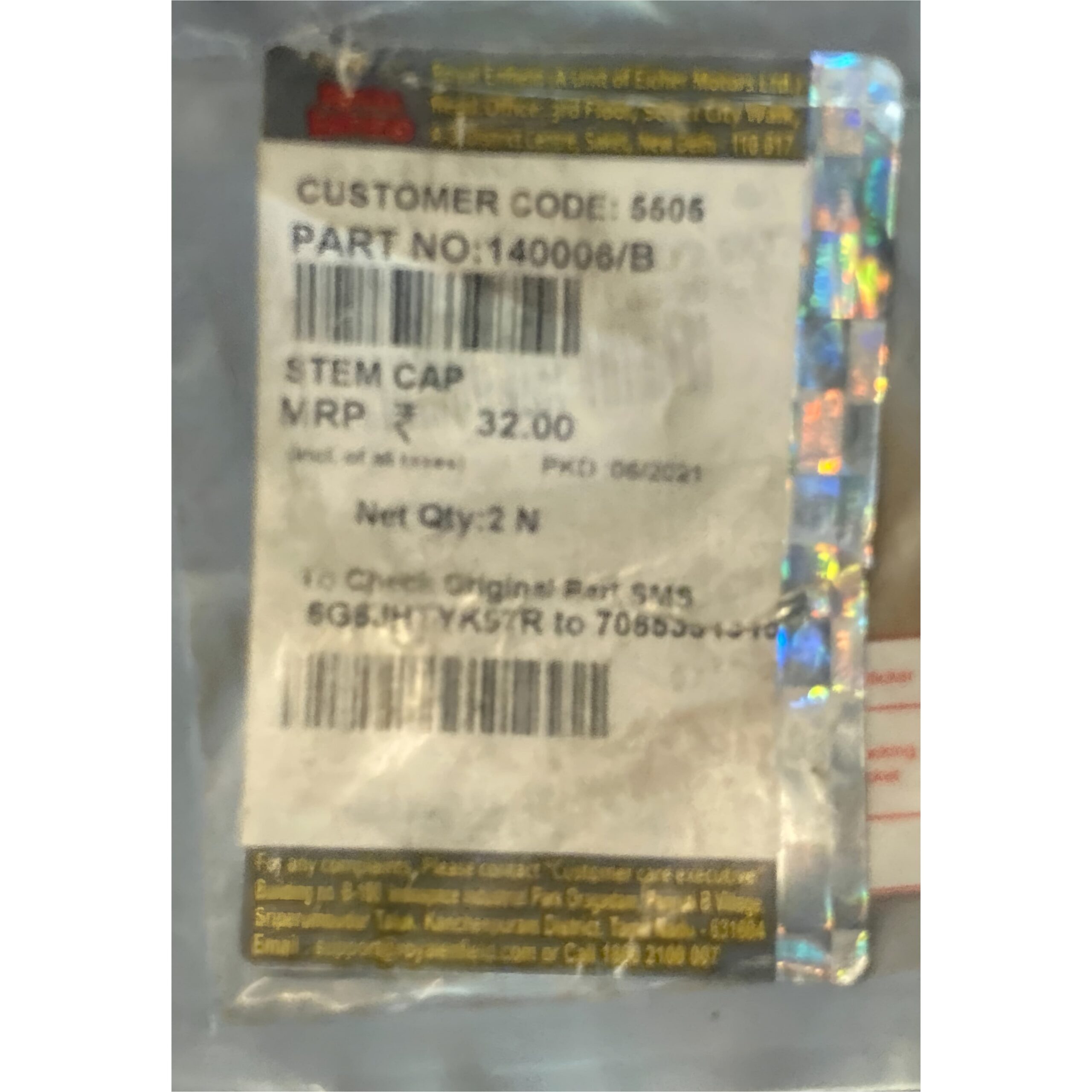 Royal Enfield Genuine Stem Cap – Original Valve Stem Cap for Old Model Bullet (Part No. 140006/B) - Image 4