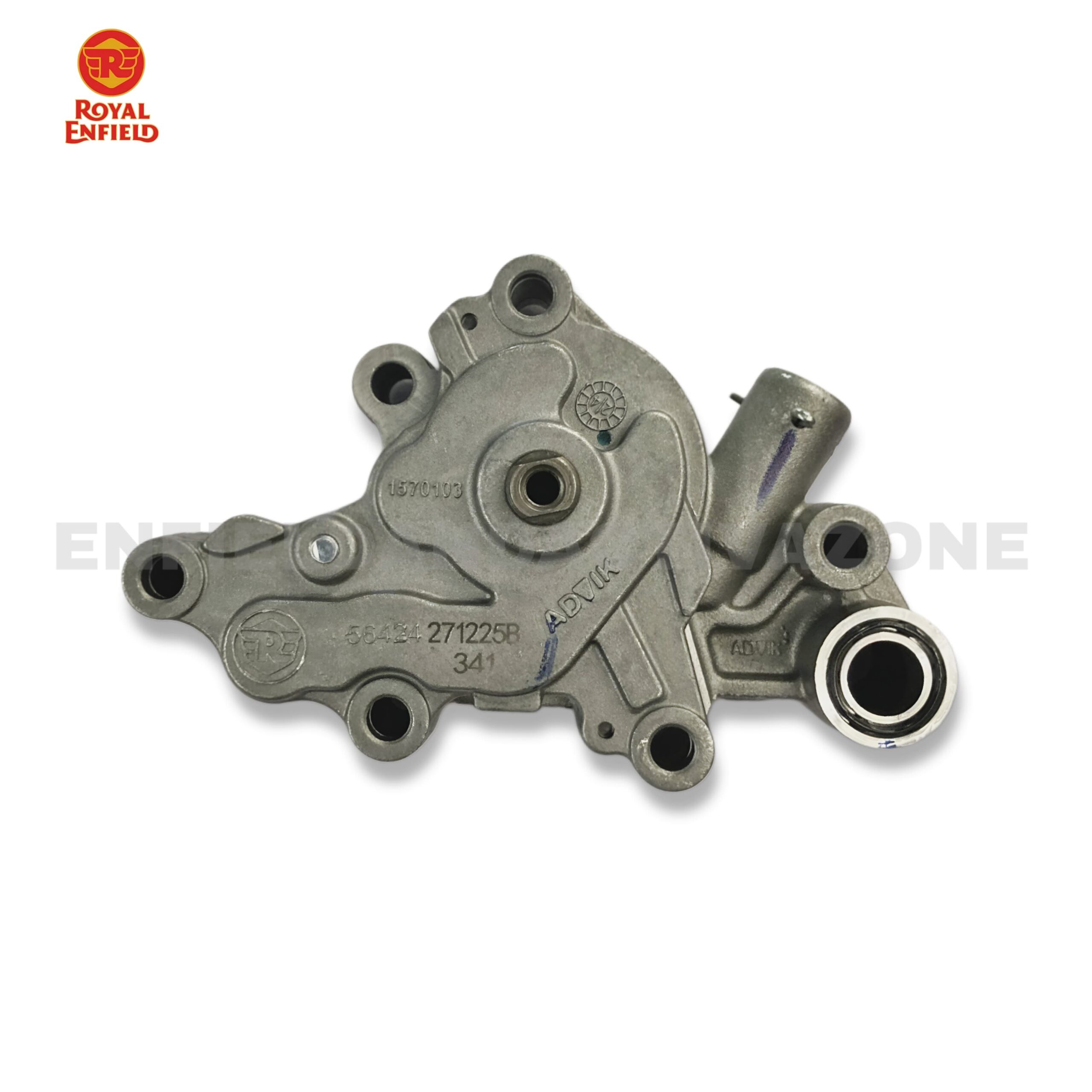 Royal Enfield Genuine Oil Pump Assy (with PRV) – Original High-Pressure Oil Pump Assembly for Classic & Bullet J-Series (Part No. 1570103/D)