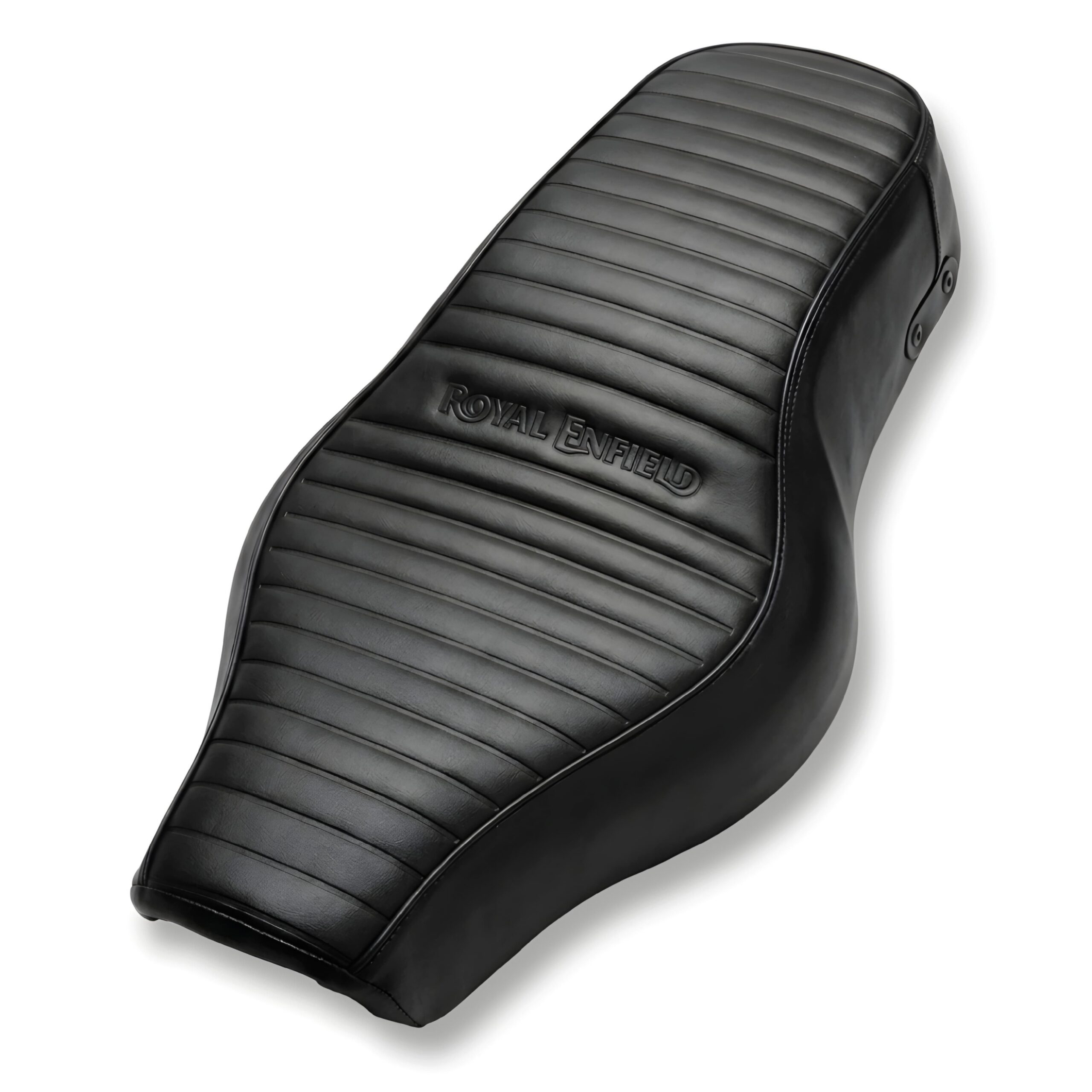 EAZ Premium Waterproof Seat Cover with Foam Lining for Royal Enfield Bullet 350 Battalion Black (Ribbed / Striped Pattern) - Image 2