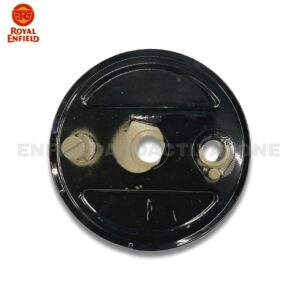 Royal Enfield Genuine RR BR Cover Plate EFI Black – Original Rear Brake Caliper Bracket Cover for Classic UCE EFI Models (Part No. 867110)